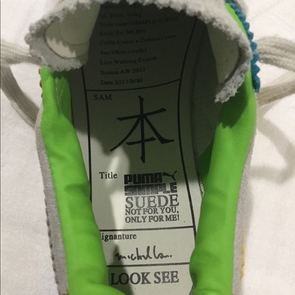 Puma suede x Michael Lau sample. 250 made worlwide - Picture 5 of 6